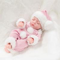 【YF】 30CM Cute Reborn Baby Doll Silicone Vinyl Realistic Flexible Lifelike Toy Handmade Newborn Babies Children Gifts