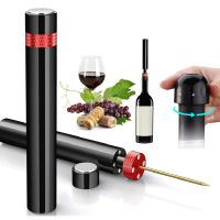 Air Pressure Corkscrew Pump Wine Opener Stainless Steel Beer Bottle Opener - Air - Aliexpress