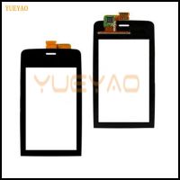 N308ที่มีคุณภาพสูง3.0Quot; สำหรับ Nokia Asha 308 309 310 3080 3090หน้าจอสัมผัส Digitizer เซนเซอร์ด้านนอกกระจกเลนส์แผงสีดำ