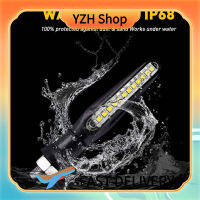 YZH Shop ไฟรถมอเตอร์ไซค์4ชิ้น,ไฟสัญญาณเลี้ยว LED ไหล12LED กันน้ำ IP65อเนกประสงค์12V สำหรับมอเตอร์ไซด์