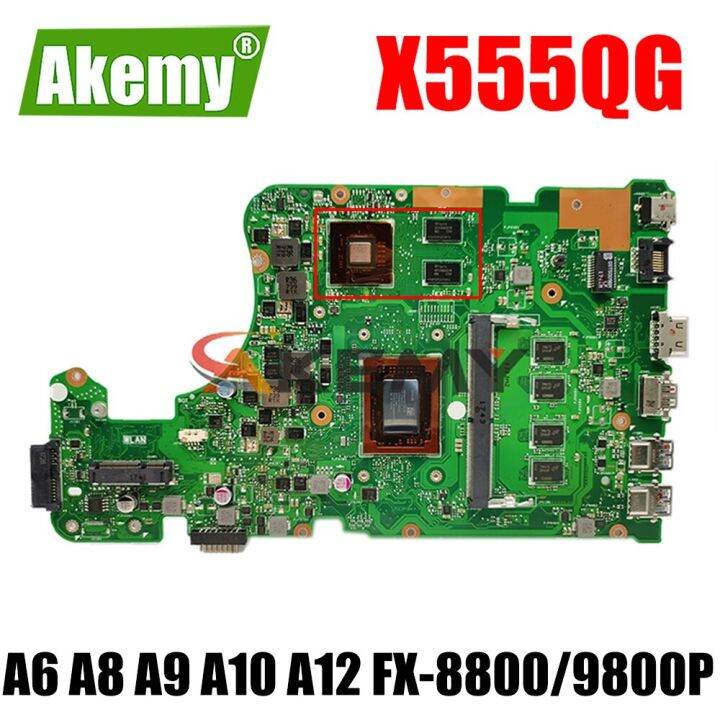 5 X555QG Mainboard 8GB A6 A8 A9 A10 A12 FX8800P FX9800P CPU V2GGPU