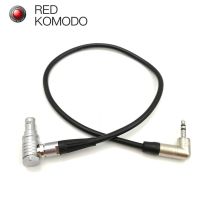 ◑✎ RED KOMODO TIMECODE CABLE for Tentacle Sync 3.5 audio plug to 9pin