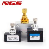 ✔┅ ASC KLA-06/08/10/15/25/32/40/50 RE01 02 03 04 Pneumatic Speed Regulating Valve Flow Control Valve One-way Throttle Valve