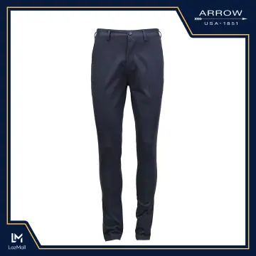 Buy Arrow Dobby Weave Flat Front Regular Fit Formal Trousers - NNNOW.com-atpcosmetics.com.vn