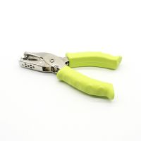 【CW】 D5QC Leather Handle Metal Hand Held Hole Punch Puncher for and Punches Cleanly 3mm/6mm