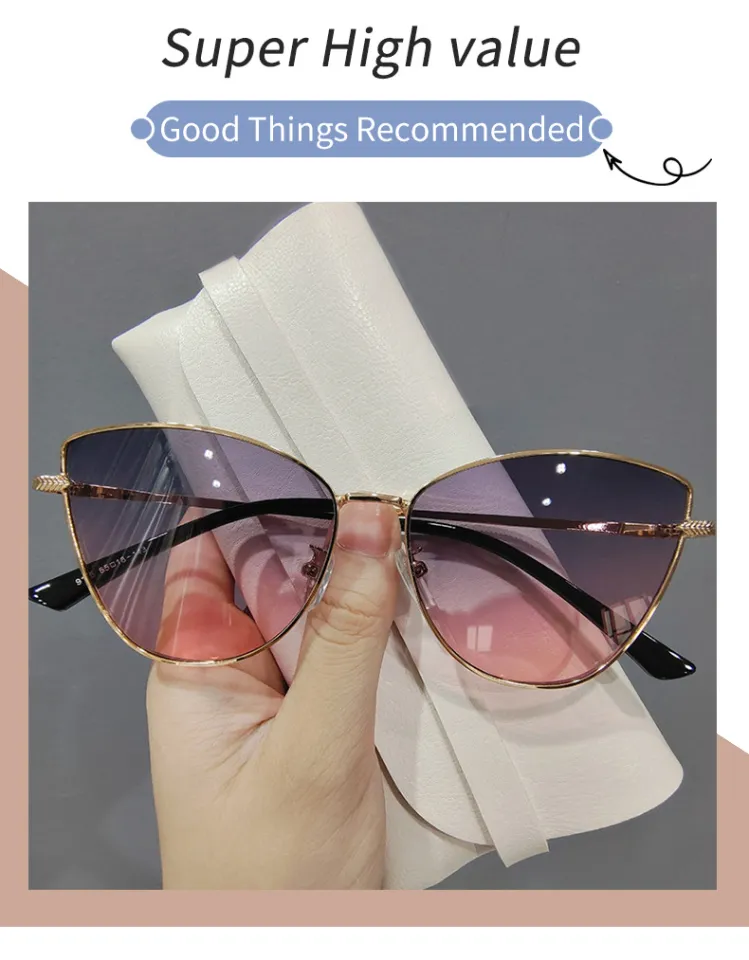 1pc Retro Luxurious Small Frame Sunglasses For Men & Women