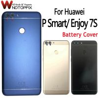 For Huawei P Smart Back Battery Cover Rear Door Housing Case Replacement For Huawei Enjoy 7S Battery Cover With Fingerprint