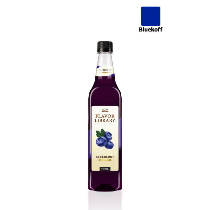 Bluekoff ไซรัป Flavor Library Syrup 750 ml. Lazada.co.th