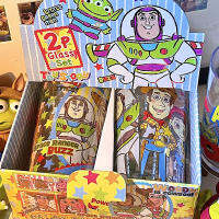 Disney Toy Story แก้วน้ำคู่น่ารักแก้วน้ำหอพักบ้านถ้วยกล่องของขวัญของขวัญวันเกิด