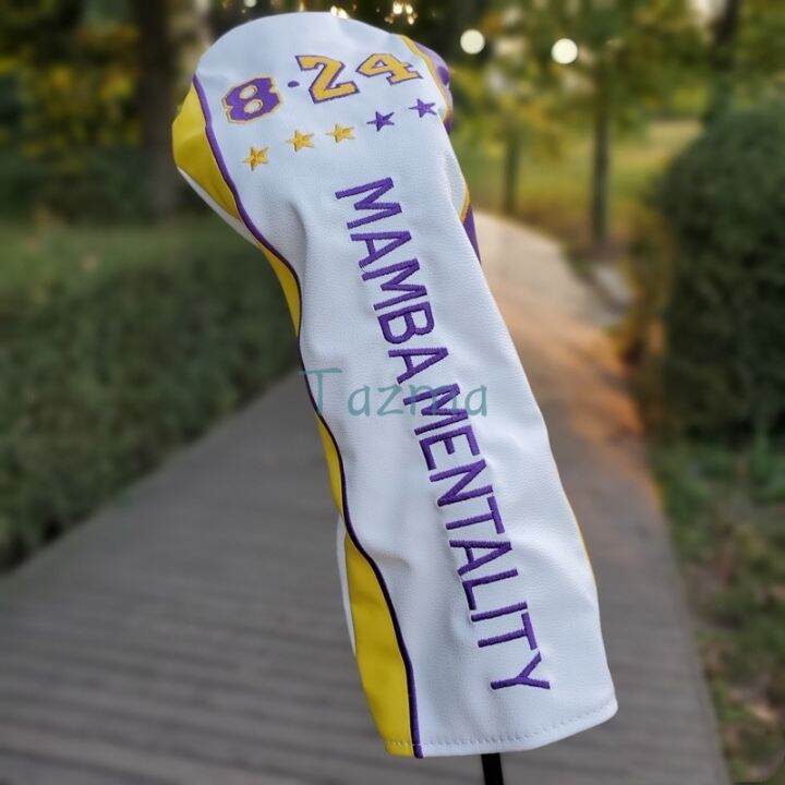 kobe-mamba-mentality-golf-club-driver-fairway-woods-hybrid-ut-putter-and-mallet-putter-headcover-sports-golf-club-accessories-equipment