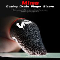 2 Pcs Gaming Finger Sleeve Phone Games Sweat-Proof Finger Gloves Thumbs Finger Cover Anti-slip Finger Sleeve for Mobile Phone