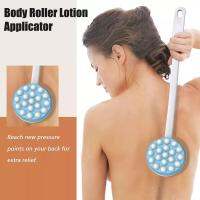 Long Handled Lotion Oil Cream Applicator Head Body Supplies Rubbing Brush Bath Bath Leg Massager Back Tools Scrub Brush Shower N3N0