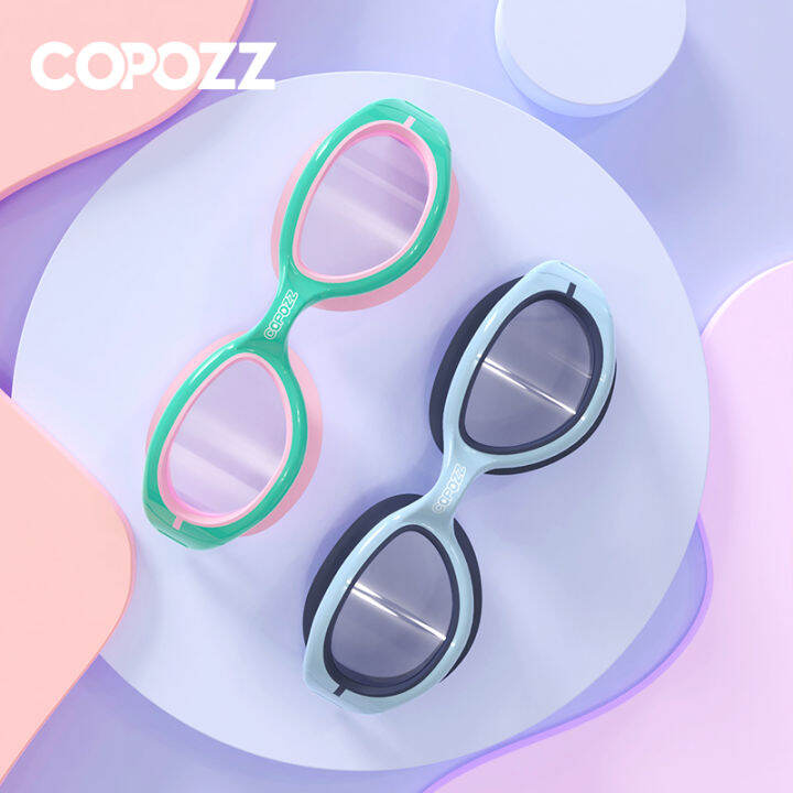 copozz-เด็กซิลิโคนแว่นตาว่ายน้ำเด็กว่ายน้ำสระว่ายน้ำดำน้ำกีฬาทางน้ำแว่นตาที่มีสีสันกันน้ำป้องกันหมอกแว่นตา