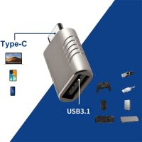 SYTJTYO Type-C เป็น USB ตัวผู้ไทป์ซี ตัวแปลงสายเคเบิล USB 3.1สำหรับสตรี USB ตัวเมีย สายเคเบิลชนิด C ตัวเชื่อมต่อ OTG ตัวเชื่อมต่ออะแดปเตอร์ อะแดปเตอร์ OTG ตัวแปลงสายเคเบิลชนิด C อะแดปเตอร์ USB ตัวเมีย