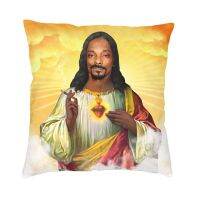 xzx180305   Saint Jesus Snoop Dogg เพลง Rapper ปลอกหมอนการตกแต่งบ้านที่กำหนดเองสแควร์ปลอกหมอน45x45หมอนสำหรับห้องนั่งเล่น