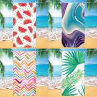 Tropical Plants Quicky-dry Microfiber Bath Towels Beach Cushion Hippie Mandala Yoga Mat Sand Outdoor Water Sports Swimming Towel Towels