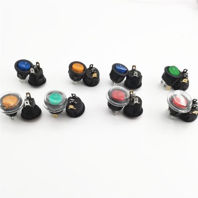 №❒ KCD1 20mm Led Switch 20A 12V Light Power Switch Car Button Lights ON/OFF 3pin Round Rocker Switch