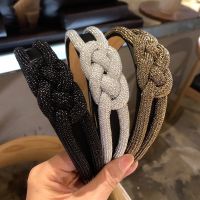 【YF】 Lady Adult Twist Braid Headbands Simple Wide-Brimmed Hair Hoop Fashion Girls Accessories Women Hairbands