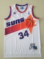 Ready Stock Newest Mens Basketball Jersey Mens Phoenix Suns 34 Charles Barkley Hardwood Classics White Jersey