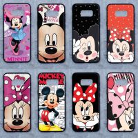 เคส Samsung S8 plus ลายมิกกี้-มินนี่ ขอบนิ่มหลังแข็ง เคสมือถือ เคสโทรศัพท์ Case เคส TPU ขอบนิ่มหลังแข็ง ไม่ขูดตัวเครื่อง