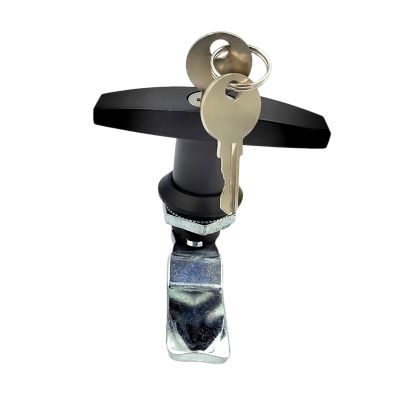 T Type Handle Cam Lock Zinc Alloy for Tool Box, Electrical Cabinet Box, Storage Cabinet, File Cabinet, Camper Car Door