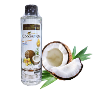 Coconut Oil น้ำมันมะพร้าว แหลมทอง สำหรับนวดเพื่อผ่อนคลาย และบำรุงผิว สูตรอ่อนโยน