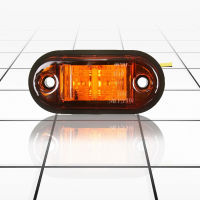 12V / 24V 2 LED Side Marker Lights Lamp For Car Truck Trailer E-marked Red