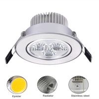 [Hot K] Super สว่างกลม3W-15W ดาวน์ไลท์โคมไฟ LED COD ไฟLED กระพริบไฟสปอตไลท์ติดเพดาน AC220V อุ่น/เย็นโคมไฟ LED สีขาวในร่ม