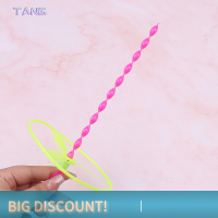 ?【Lowest price】TANG 5ชิ้นจานบินแบบบิดได้ของเล่นกลางแจ้งไม้ไผ่แมลงปอจับแมลงปอ