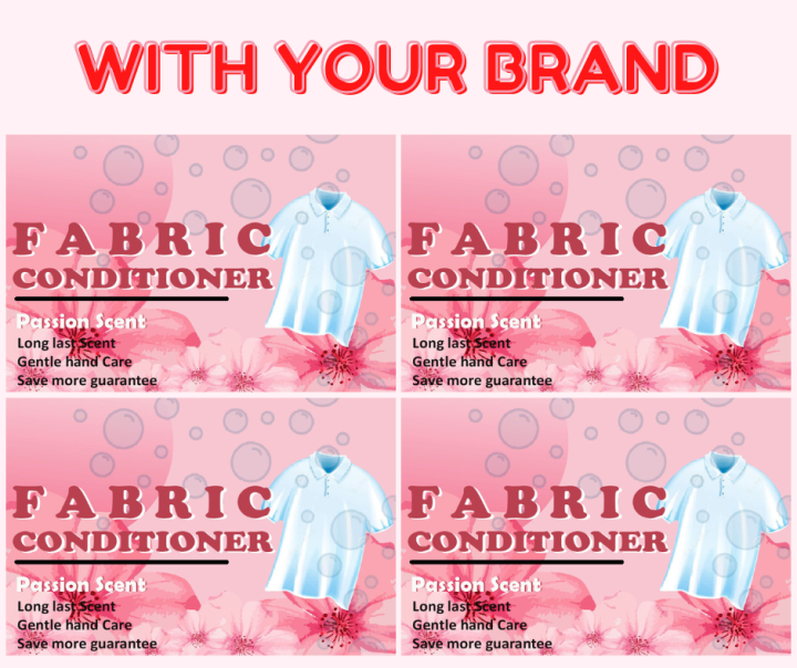 Customize Sticker Label for Fabric Conditioner Lazada PH