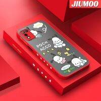 JIUMOO เคสสำหรับ Infinix ขายดี10 Play เคส X688C ลายการ์ตูนน่ารัก Pochacco ดีไซน์ใหม่แฟชั่นบางใสเคสโทรศัพท์เนื้อนิ่มขอบซิลิโคนกันกระแทกคลุมทั้งหมดเคสป้องกันเลนส์กล้อง