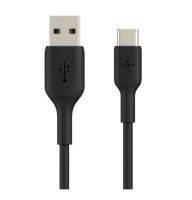 CHARGER CABLE (สายชาร์จ) BELKIN USB-C TO USB-A 3A 1 METER BLACK (CAB001BT1MBK)