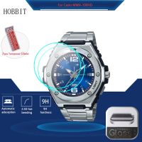 2PCS Tempered Glass For Casio MWA-100HD Watch Screen Protective Film Anti-fingerprint Clear Glass Protector For Casio MWA100HD Drills Drivers