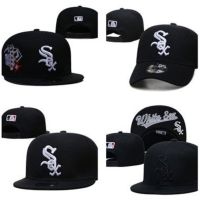 Hot Newest Top-quality New arrival 2022 2023 Newest shot goods Most popular 22/23 Top quality Ready Stock High quality Chicago White Sox Socks Team Hat Snapback Adjustable Baseball Cap HIPHOP Street Dance Flat Brim Hip-Hop Korean Version Sun