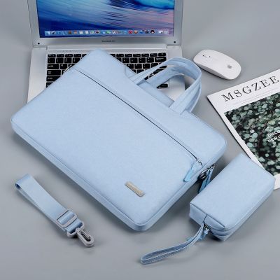 กระเป๋าแล็ปท็อปเคสโน้ตบุ๊คกันน้ำ13.3 15.6ขนาด14นิ้วปลอกสำหรับ Macbook Air Pro 13 15กระเป๋าถือสะพายไหล่คอมพิวเตอร์กระเป๋ากระเป๋าเอกสาร