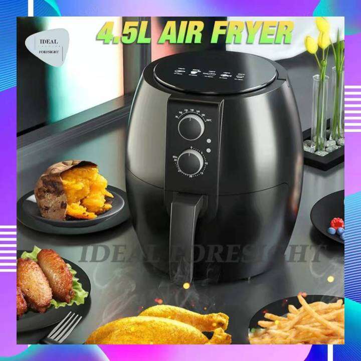 【IDEAL FORESIGHT】 220V 1350W 4.5L/5.5L Electric Deep Fryer Air Fryer ...