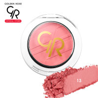 บลัชออน ปัดแก้ม โกลเด้น โรส Golden Rose Powder Blush No.13 Coral สีชมพูคอรัล