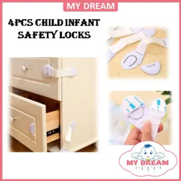 1Pcs Fridge lock Multi-function safety lock security Child Infant Baby Kids  Fridge Drawer Door Cabinet Cupboard Security Toddler Safety Locks