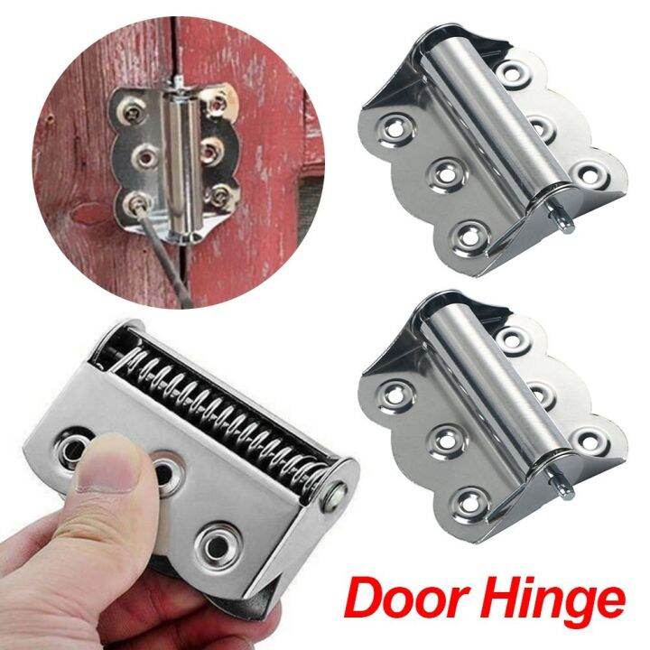 rustproof-stainless-steel-furniture-accessories-spring-flush-hinges-automatic-closing-door-hinge-butterfly-shaped