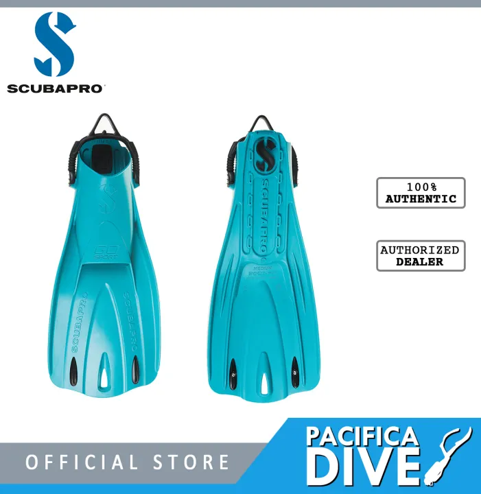 Scubapro GO Fin Sport, Nero, XL Kit di regolatore per immersioni in