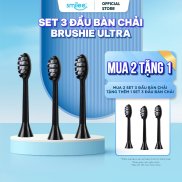 Set 3 đầu bàn chải thay thế Brushie siêu tiết kiệm