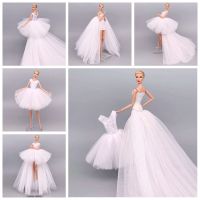 2pcs/lot Fashion 11.5" Doll Clothes for Barbie Clothes Outfits White Wedding Dress Ballet Dresses Party Gown 1/6 BJD Accessories Electrical Connectors