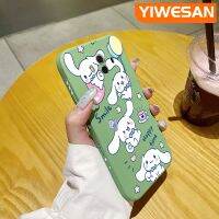 YIWESAN เคสสำหรับ Huawei Mate 10 Pro ลายการ์ตูน Cinnamoroll เคสโทรศัพท์ซิลิโคนแบบดั้งเดิมกันกระแทกลวดลายขอบสี่เหลี่ยมฝาครอบหลังเคสนิ่มคลุมทั้งหมดเคสห่อหุ้มกล้องเลนส์