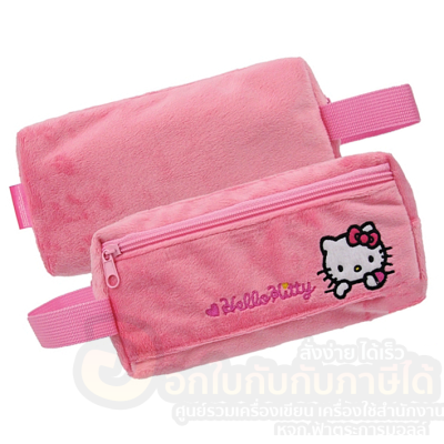 กระเป๋าดินสอ KITTY กระเป๋าคิตตี้ KT-1022 กระเป๋าดินสอคิตตี้ ขนนุ่ม ลายคิตตี้ รุ่น 2ซิป ลิขสิทธิ์แท้ จำนวน 1ใบ พร้อมส่ง