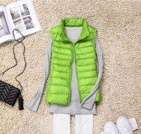 Brand Women Sleeveless Womens Ultra Light Down Vests Slim Jacket Girl Gilet Plus Lightweight Windproof Warm Waistcoat