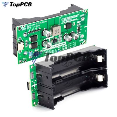 Type-C 15W 3A UPS 5V 9V 12V 18650 Lithium Battery Charger Board DC-DC Step Up Booster Converter Charging Backup Power Supply Electrical Circuitry Part