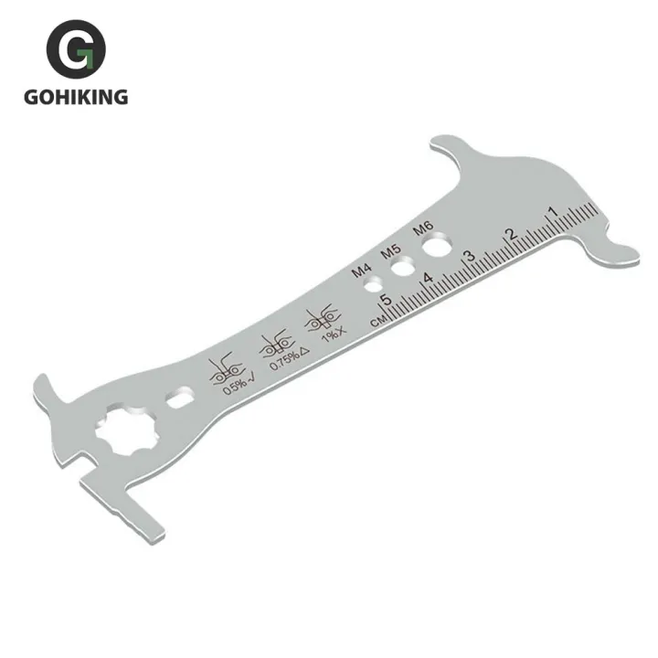 TOOPRE Bicycle Chain Checker Mountain MTB Bike Chains Gauge Measuring