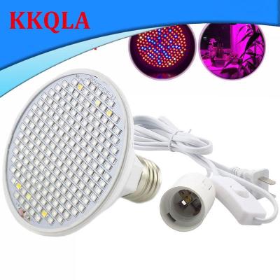 QKKQLA Full Spectrum 200 led Plant Bulb LED Grow Light Lamp EU US AU Ac Power Cable Adapter for Vegetable Flower Indoor Greenhouse a2
