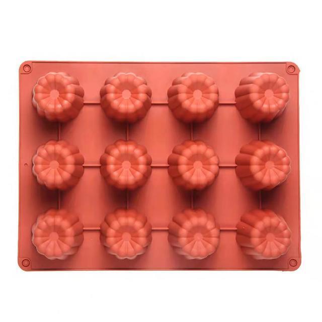 silicone-mold-12-cavity-food-grade-heat-resistant-non-stick-reusable-decorative-diy-canneles-cake-mold-muffin-cupcake-baking-tra