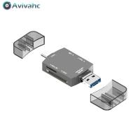 หน่วยความจำอัจฉริยะอะแดปเตอร์อเนกประสงค์ประเภท C เครื่องอ่านการ์ดซิงค์อัลลอยเครื่องอ่านการ์ดยูเอสบีเครื่องอ่านการ์ดแฟลชไดร์ฟสำหรับ Macbook มาร์ทโฟนพีซีแล็ปท็อป